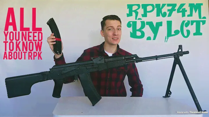 LCT airsoft RPK74M review | History of the RPK development and versions: RPK, RPK74, RPK74M, RPK16