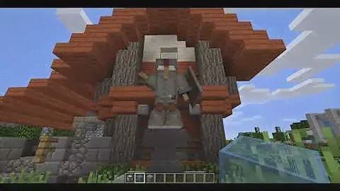 playing a mrcrayfish town replica mod (Amazing)