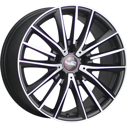 Диск Replica LA B120 R17 8j 5/120 ET30 D72,6 черный матовый полированный