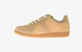 Replica Nappa Leather Sneakers "Sand/Croissant"