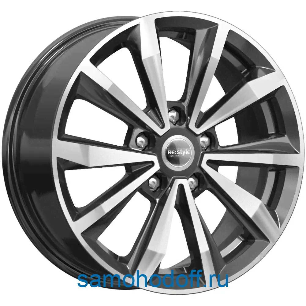 Replica K&K Skoda (Octavia КС974) 6,5x16 5x112 ET46 dia 57,1 алмаз черный