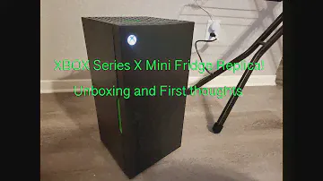 XBOX Series X Replica Mini Fridge Unboxing