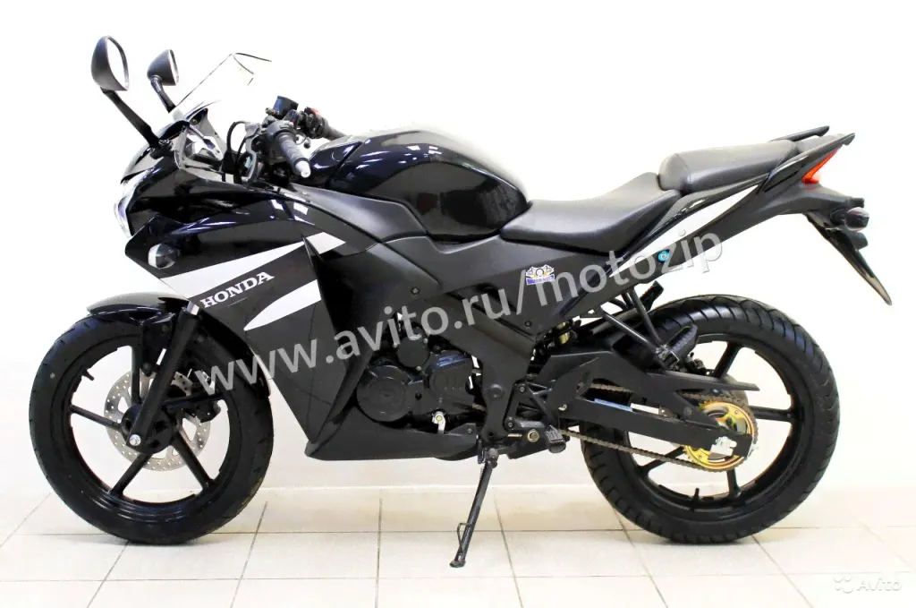 Мотоцикл Honda CBR 250 см3 replica чёрный в Москве-0