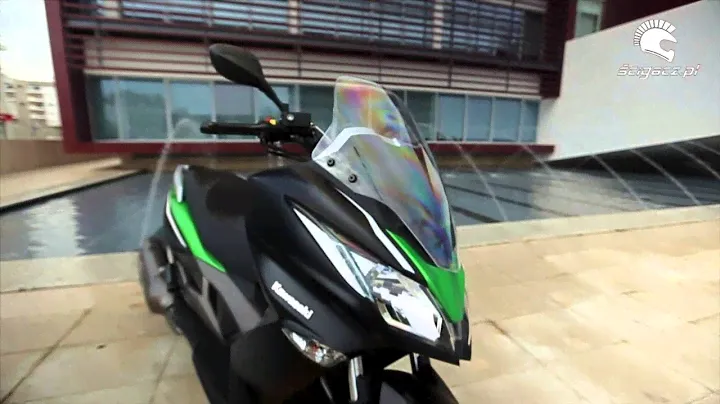 Kawasaki J300 - pierwszy skuter Zielonych - Test