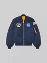 Куртка-бомбер Alpha Industries NASA MA-1 (Replica Blue)