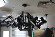 replica Dear Ingo сhandelier lamp black (12 lamps)