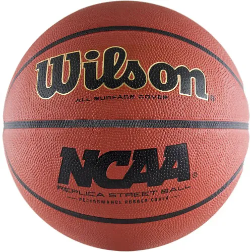 Баскетбольный мяч любительский "Wilson NCAA Replica Street" WTB0680XB, размер 7-0