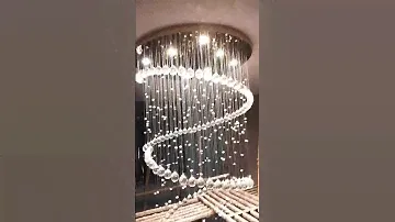 New customise chandelier light weight 70kh & height 15fit