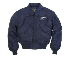 Бомбер Alpha CWU 45/P Flight Jacket replica blue