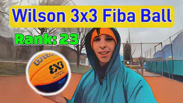 Wilson 3x3 Official FIBA Basketball Balltest Rank 23 😁🏀😻 (Composite Ball! Not rubber 😁)