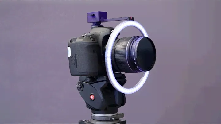 DIY Light Ring for Any DSLR - 3D Printed NeoPixel Ring Camera Mount