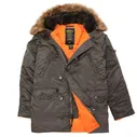 Куртка Alpha N-3B Slim Fit (Replica Grey/Orange)