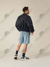 Куртка бомбер Alpha Industries CWU-45P Flight Jacket, синяя, replica blue, купить в интернет-магазине с доставкой по Москве и России