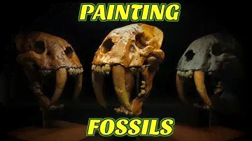 Printing and Painting FOSSILS | Sabertooth Tiger (Smilodon)