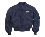 Бомбер Alpha CWU 45/P Flight Jacket replica blue