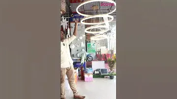 Modern Double Hight LED Ring Chandeliers | SCORIO LIGHTS | MODERN LIGHTING SOLUTIONS