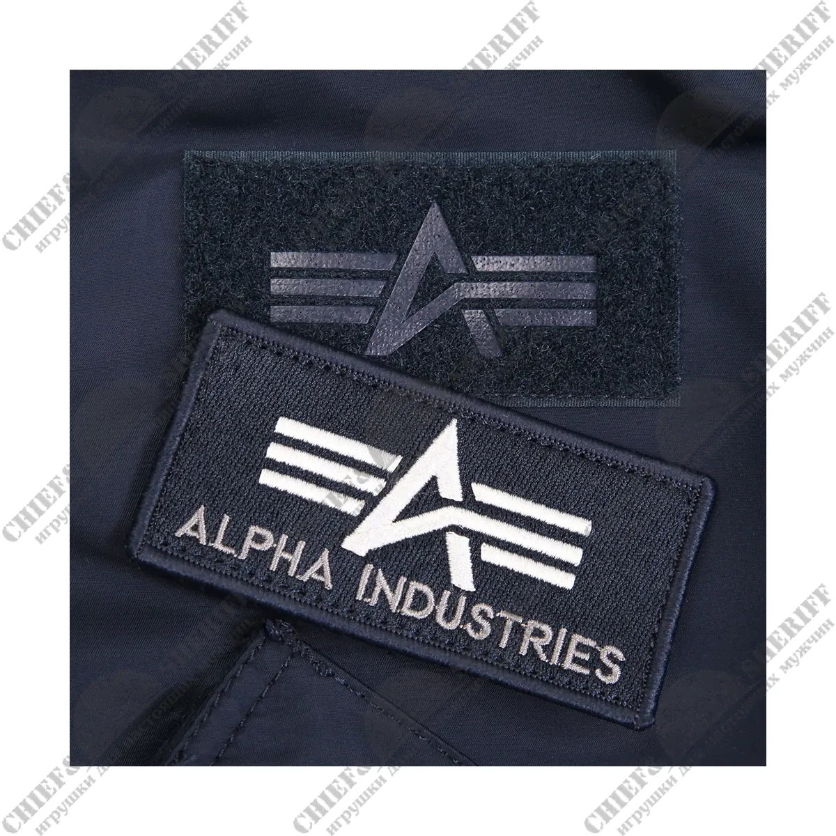 Куртка бомбер Alpha Industries CWU-45P Flight Jacket, синяя, replica blue, купить в интернет-магазине с доставкой по Москве и России-1