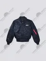Куртка бомбер Alpha Industries CWU-45P Flight Jacket, синяя, replica blue, купить в интернет-магазине с доставкой по Москве и России
