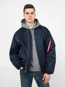 Куртка / Ветровка / Бомбер мужской оверсайз "L-2B Loose" (Replica Blue) Alpha Industries