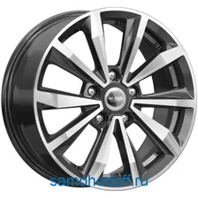 Replica K&K Skoda (Octavia КС974) 6,5x16 5x112 ET46 dia 57,1 алмаз черный