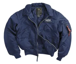 Бомбер Alpha CWU 45/P Flight Jacket replica blue