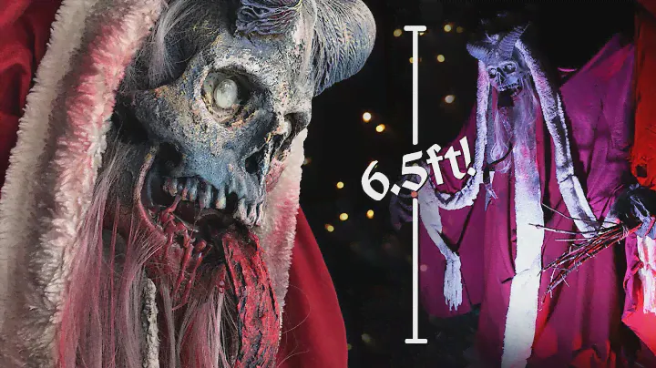 I Made a MASSIVE Krampus for Our Christmas Display!