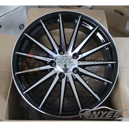 Новые диски Vossen VFS2 Replica R16 5X112 ET40 J7 черный глянец + серебро