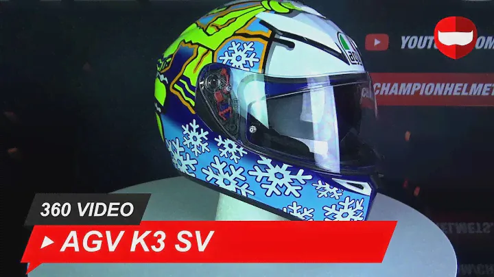 шлем AGV K3 SV Rossi Wintertest 2016 Unboxing - ChampionHelmets.com