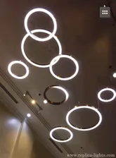 replica Light Ring Horizontal Lamp for HENGE ( 7 rings )