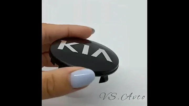 Колпачки на диски(заглушки) KIA (черный) D58/50