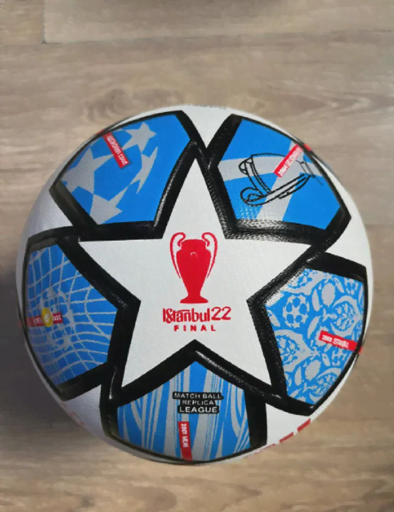 Мяч футбольный ADIDAS Istanbul 22 match ball replica league Серый синий (art.: 3920bf2d67d47)-3