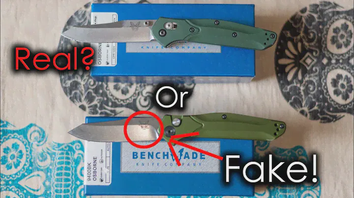 Would You Be Caught Carrying a Fake Benchmade 9400? #edc #knife #fake