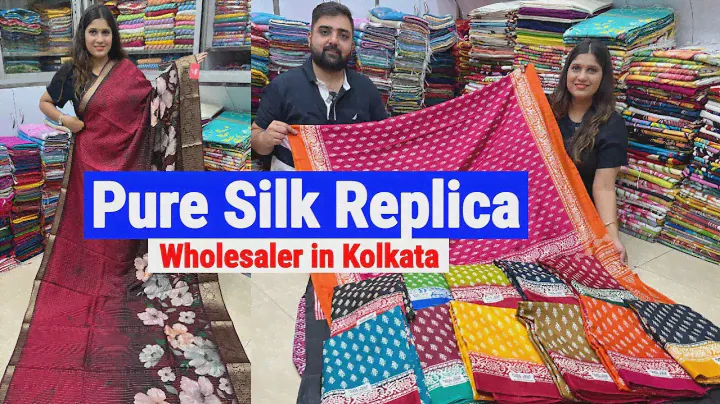 Pure Silk Replica (Art Silk)/ Muslin Jamdani/ Cotton Hand Paint & Crepe Saree Wholesaler in Kolkata