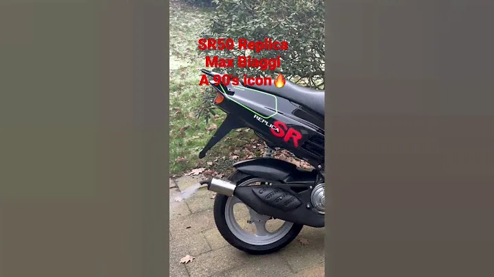 Fully restored Aprilia SR50 Chesterfield Replica Max Biaggi #aprilia #scooter #maxbiaggi