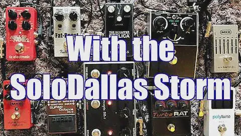 SoloDallas Storm Schaffer Replica - Desert Stoner Rock Jam - Pedal Stacking