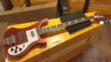 Обзор сборки китайской реплики баса Rickenbacker красный металлик лето 2023