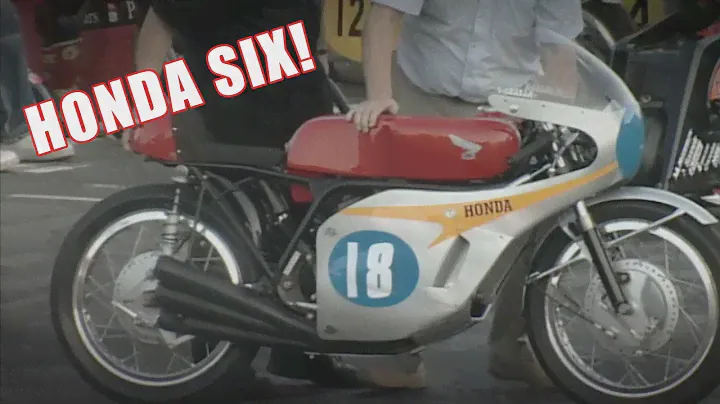 Awesome sound of a Honda Six! Isle of Man TT On the Prom 2007 | Honda RC166