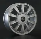 Диск Replica LA HND1 R16 6j 4/114,3 ET46 D67,1 серебро с черной полировкой