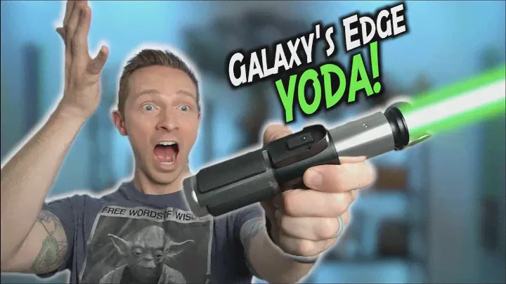 Yoda's Galaxy's Edge Legacy Lightsaber is AWESOME!