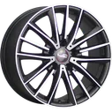 Диск Replica LA B120 R17 8j 5/120 ET30 D72,6 черный матовый полированный