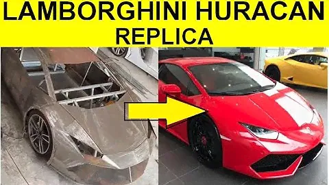 Самодельный суперкар Lamborghini Huracan - Реплика Lamborghini Huracan.