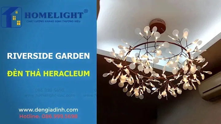 Đèn thả Heracleum - LADY001-1060 - Chung Cư Riverside Garden - Đèn trang trí chung cư Homelight