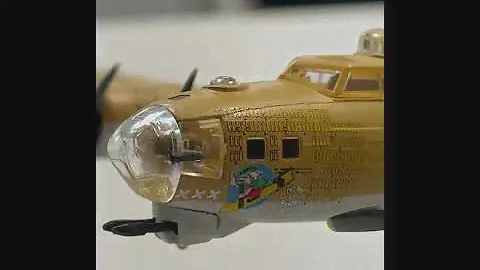 PS5402-3 POSTAGE STAMP B-17G FLYING FORTRESS 1/155 NINE'O'NINE  by Postage Stamp airplanes.