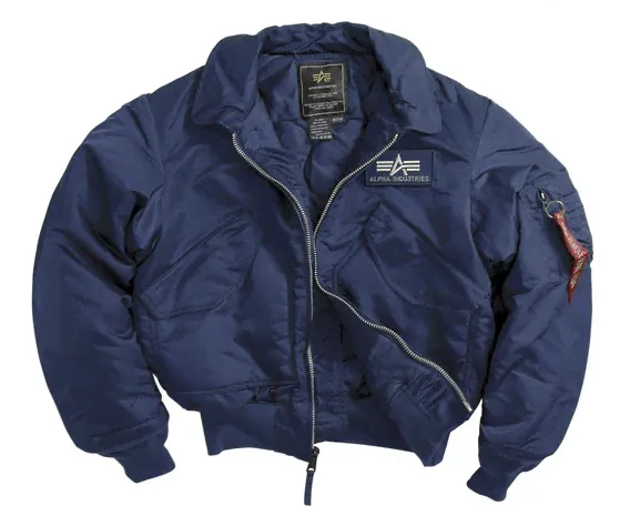 Бомбер Alpha CWU 45/P Flight Jacket replica blue-0