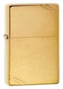 Zippo Vintage Brushed Brass, 1937 Replica Lighter, 240, New In Box