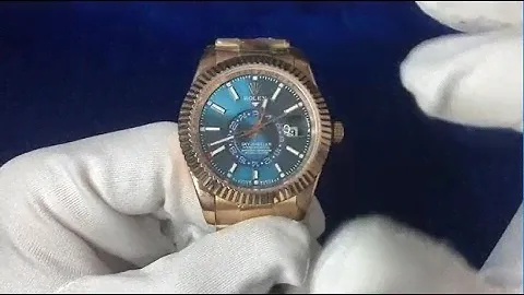I bought a replica Rolex Skydweller from DHGATE - Unboxing & Review
