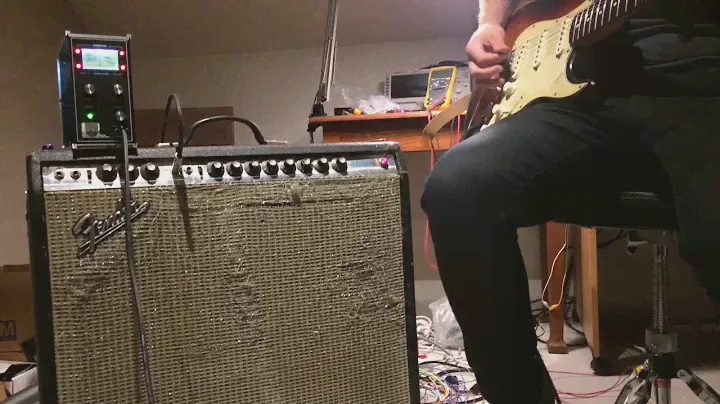 Schaffer Replica Tower on Fender Super Reverb with Stratocaster