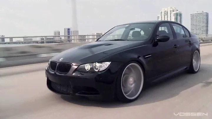 BMW M3 on 20" Vossen VVS-CV3 Concave Wheels / Rims