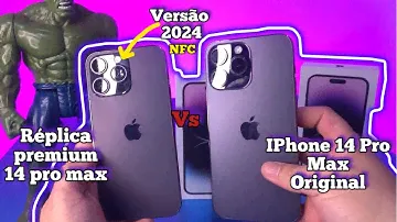 comparativo 2024 iPhone 14 pro max replica x 14 pro max original