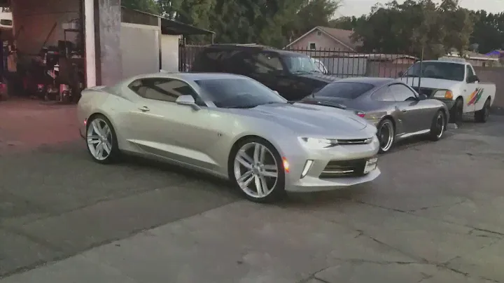 2016 V6 Camaro on 22 Inch Replica Wheels